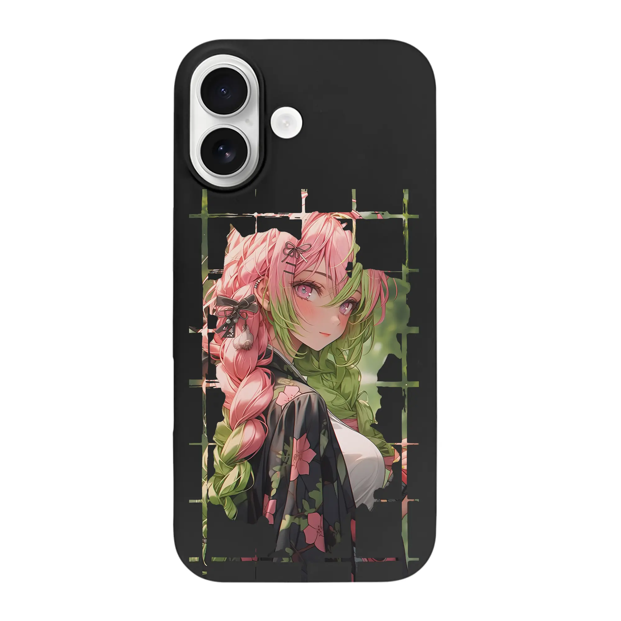 鬼滅の刃 グッズ,甘露寺 蜜璃 - iPhone 17 シリーズ シリコンケース 薄型 耐衝撃 指紋防止 ソフトタッチカバー 精密フィット 傷防止 保護ケース iPhone 17/17 Air/17 Pro/17 Pro Max 対応